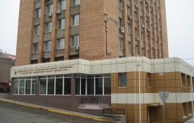 Интерьер и фасад из гранита административного здания в центре Владивостока.